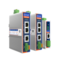 Adaptador de Protocolo PUSR, Conversor de Puerta de Enlace Modbus RTU/TCP EtherCAT/PROFINET/CANopen, Latencia de 1ms, Comunicación de Datos, 9-36V DC, -40C
