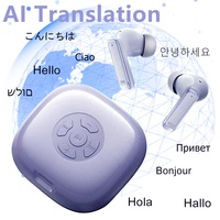 Écouteurs sans fil P-M11 TWS ENC avec boutons multifonctions, traducteur de langues en temps réel par IA, parfaits pour les voyages et les affaires