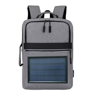 Mochila Solar para Viajes al Aire Libre con Panel Solar para Cargar el Teléfono, Unisex - Product Image 2