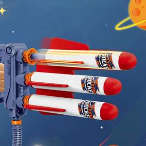 Vendeur chaud 2025 jeu de <span class=keywords><strong>Sport</strong></span> en plein air jeu main tenir pompe à pression d'air EVA mousse enfant Air fusée pied pompe lanceur jouet <span class=keywords><strong>Sport</strong></span> - Product Image 3