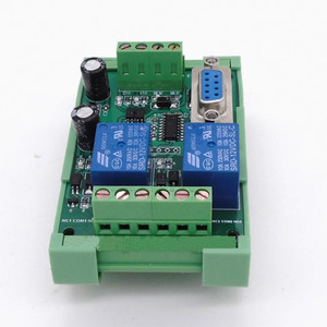 Taidacent 5V 12V 24V 2CH <span class=keywords><strong>RS232</strong></span> kiểm soát chuyển tiếp chuyển đổi 2 Cách nối tiếp cổng Relay Board <span class=keywords><strong>RS232</strong></span> để chuyển tiếp mô-đun với cơ sở - Product Image 2