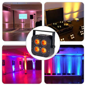 Igracelite Luce Par a LED 4x18W Alimentata a Batteria da 5000mAh con Telecomando IR WiFi Wireless Mini Uplight da DJ per Palco - Product Image 6