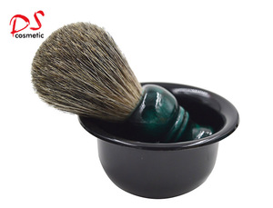 DISHI 남성용 전문 맞춤형 블랙 아크릴 면도 그릇 - Product Image 5