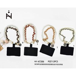 Catenella di lusso Zt per telefono, 30 cm, in similpelle, con tracolla per borsa e telefono - Product Image 2