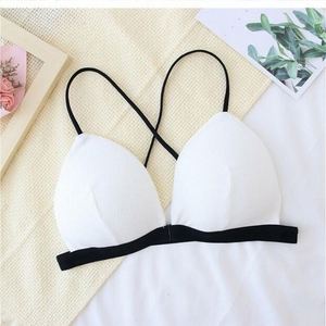 Sujetador Japonés Fino <span class=keywords><strong>sin</strong></span> Aro, Espalda Bonita <span class=keywords><strong>sin</strong></span> Costuras, Ropa Interior para Estudiantes, <span class=keywords><strong>Chicas</strong></span> con Poco <span class=keywords><strong>Pecho</strong></span>, Modal Cómodo - Product Image 1