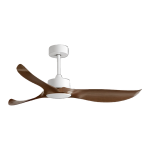 Ventilador de Techo Moderno de Venta Directa, ABS, 52 Pulgadas, 3 Piezas, Control Mecánico de Pared, Motor Eléctrico BLDC, para el Hogar - Product Image 1