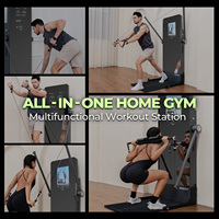 IMBODY POWER S Pro Miroir de fitness intelligent sur pied en acier carbone et ABS de 43 pouces, machine de fitness unisexe pour usage domestique
