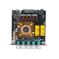 Module Bluetooth HT21-II 2.1 canaux avec puissance 160W+160W+220W, contrôle des basses/aigus, radio FM TWS, port d'extension USB et télécommande