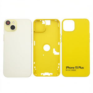 Boîtier intermédiaire en ABS jaune avec coque arrière pour téléphones mobiles 15 Plus - Product Image 2