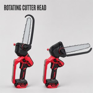 Scie à chaîne sans fil rechargeable au lithium SADIS 18V 8 pouces 580/680W pour la coupe du bois, qualité DIY - Product Image 3