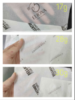 Papel de Envoltura de Tejido Suave de Lujo Reciclable de 17 g/m² con Logotipo Personalizado al por Mayor para Ropa, Bolsas de Regalo y Zapatos