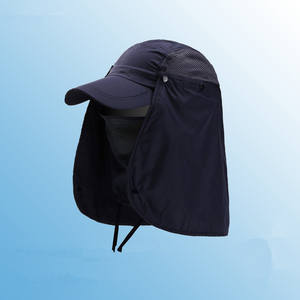 Sombrero de Pesca al por Mayor, Gorra Deportiva para Senderismo al Aire Libre con Visera, Protección UV para Cara y Cuello, Transpirable y de Secado Rápido - Product Image 1