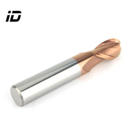 Vente directe usine – Outils de fraisage à double denture en carbure de haute précision, revêtement AlTiN, hélice 30°, pour usinage CNC, HRC 55, OEM/ODM