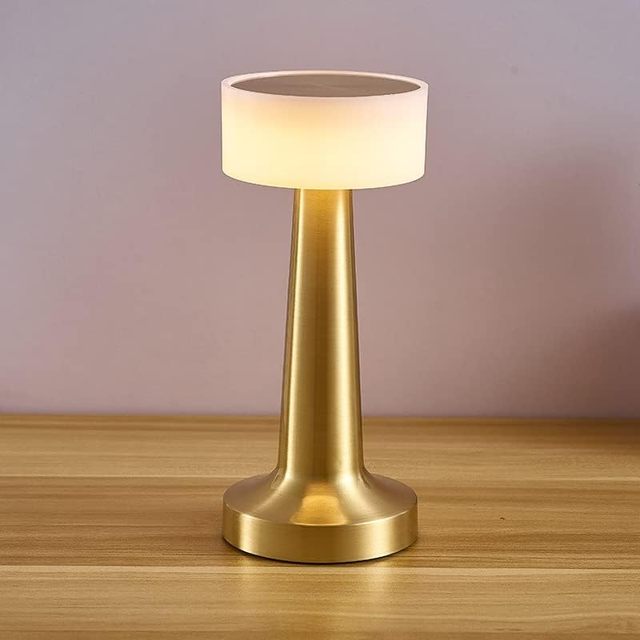 NEW Wireless Restaurant Lampe De Touch Table Light 3 Colors Touch Modern Luxury USB Cordless Rechargeable Led Desk Table Lamps