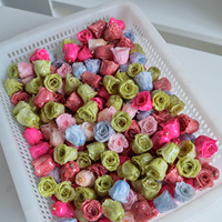 Lem Resin Epoksi Asli Mawar Abadi DIY Kit Anting Gelang Kepala Bunga Kering Asli Perhiasan Gaya Mori Ultra-Girly Eyelet