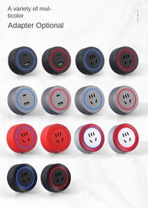 Enchufe de Mesa de Aleación de Aluminio Personalizado, Estándar EU, UK, US, 3 Tomas, Nivel IP44, Funciones Seleccionables, Enchufe de Pared con Riel Deslizante - Product Image 4