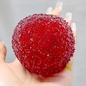 6cm Gritty Waxberry TPR Squishy Ball Simulation Fruit Soft Stress Relief Ball Fidget Decompression <b>Toy</b> for Adults Office <b>Desk</b> - Product Image 1