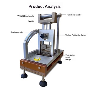 Máquina de Prueba de Antideslizamiento de Suelas de Alta Precisión para Tacones de Zapatos, Neumáticos de Goma y Materiales de PU con 5 Años de Garantía - Product Image 3