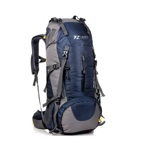 50Lハイキングトラベルキャンプバックパックメンズバックパックハイキングバッグ登山やキャンプ用