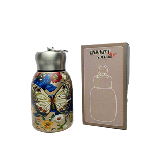 Guofeng Mini Small <span class=keywords><strong>Fat</strong></span> Ding Thermos Cup Regalo creativo Vaso de acero inoxidable Anillo de tracción Conveniente taza de bolsillo Taza de moda simple - Product Image 6