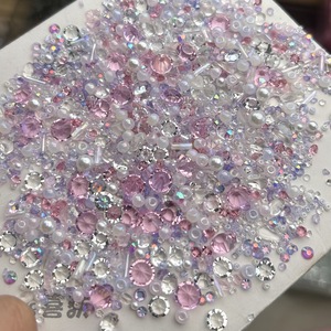 10.18 bricolage couleur magique pierre ours fait à la main Nail Art verre remplissage gravier flux chanvre sable noël animaux décorations 1 kg/<span class=keywords><strong>sac</strong></span> - Product Image 4