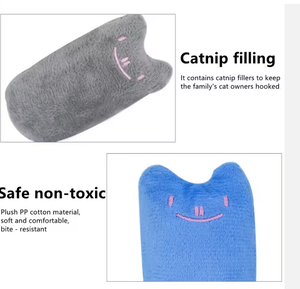 Giocattoli all'ingrosso in peluche con catnip per gatti, interattivi, resistenti al masticare, per la dentizione, per il divertimento autonomo dei gatti - Product Image 4