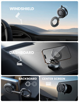 Support magnétique Lamicall STCD10 à forte adhérence pour tableau de bord de voiture, support de fixation à ventouse pour pare-brise, accessoires automobiles