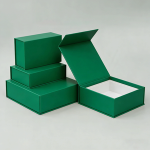 Premium Biodegradable Gift Box Luxury Paper Box Matte Rigid Black Foldable Magnetic Closure Magnetic Gift Baseball Cap Box - Product Image 3