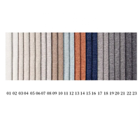 Tissu Chenille Imitation Lin Sergé Ripstop Respirant Nouvelle Génération TengHui Couleur Unie Épais 100% Polyester pour Textile de Maison et Canapé