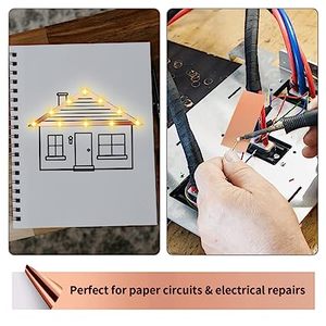 SHINEKO Isolation Feuille De <span class=keywords><strong>Cuivre</strong></span> Autocollants Bande Feuille De <span class=keywords><strong>Cuivre</strong></span> Bande Multi Taille - Product Image 5