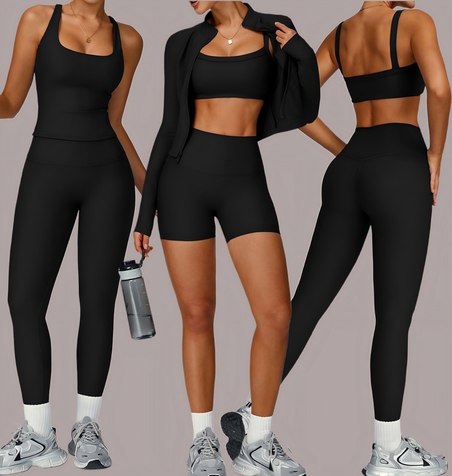 Womens Gym Fitness Sets Clothing Clothes Private Label Activewear Manufacturers With Factory Sale Direct