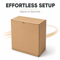Tuck-Top-Box mit Automatikboden, individuell bedruckte Wellpappe-Verpackungsbox für den Einzelhandel, Kosmetik-Geschenkbox, Fabrikfertigung
