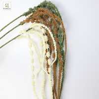 Nouvelle Arrivée 112cm Amaranthus Artificiel en Mousse, Feuillage Suspendu Vert pour Composition Florale de Mariage