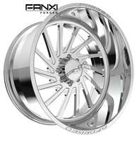FANXI Jantes personnalisées 20x10 22x10 22x12 24x10 24x12 24x14 26x12 26x14 26x16 28x16 30x16 8 trous 8x180 8x6.5 pour Dodge Ram Ford GMC