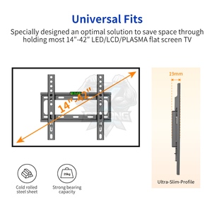 Быстрая доставка, оптовая продажа: Настенное крепление для телевизора (кронштейн) 14-42 дюйма для мебели в гостиную - Product Image 3