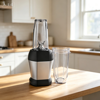 Mixeur Électrique de Cuisine, Mini Mixeur Portable, Mixeur Professionnel Rechargeable 3 en 1