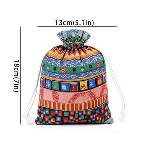 ถุงผ้าลินินขายส่ง ขนาด 13x18 ซม. ปรับแต่งได้ ทนทาน ใช้ซ้ำได้ เหมาะสำหรับใส่ของขวัญ งานปาร์ตี้ เครื่องประดับ นาฬิกา - Product Image 2