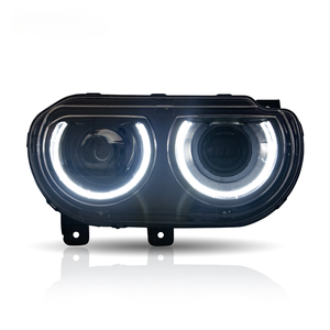 FLYFISHP Usine En Gros LED Phares Modifiés Lampe Avant 2008-2014 <span class=keywords><strong>SRT</strong></span> R/T Feux Séquentiels Pour Dodge Challenger - Product Image 2