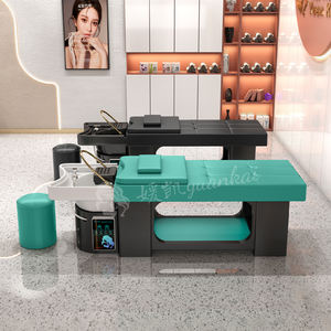 Fauteuil de lavage de cheveux sur mesure pour salon de coiffure, bac à shampooing inclinable, fauteuil de massage thaïlandais, lit de spa pour la tête avec thérapie aquatique - Product Image 6