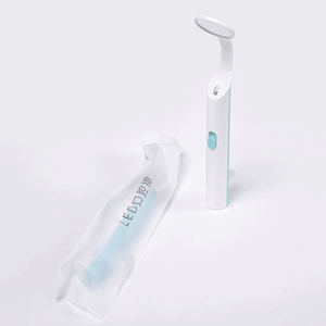 Miroir buccal d'examen dentaire à LED lumineuse anti-buée avec lentille microcristalline nano, diamètre 24 mm, certifié CE - Product Image 1