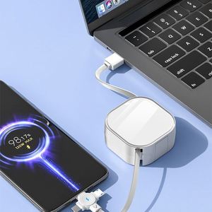 Cable de Carga y Datos Telescópico Retráctil 3 en 1 Personalizado con USB Tipo C para Teléfono - Product Image 6