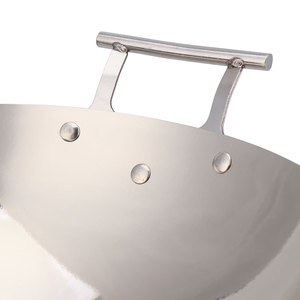 Phong Cách Châu Âu Đôi Tai Thép Không Gỉ Chảo Đa-Kích Thước Thân Thiện Môi Trường Thương Mại Lớn Pan Cho Nhà Hàng Sử Dụng - Product Image 4