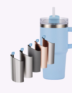 14oz 20oz Stainless Steel Tumbler With Handle Straw Lid Double Wall <b>Insulated</b> 304 201 Metal Travel Mug Custom Logo Car Cup - Product Image 5