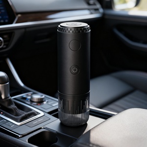 Machine à café portable 2 en 1 à batterie, pompe 19 bars, design compact, pour les voyages et les petites cuisines - Product Image 1