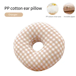 Side Lying Donut Pillow Ear Hole Piercing Pillow