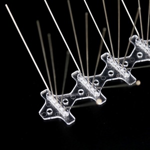 Großhandel Hochwertiger Edelstahl Metall dorn Anti Taube Bird Spike mit Kunststoff boden - Product Image 3