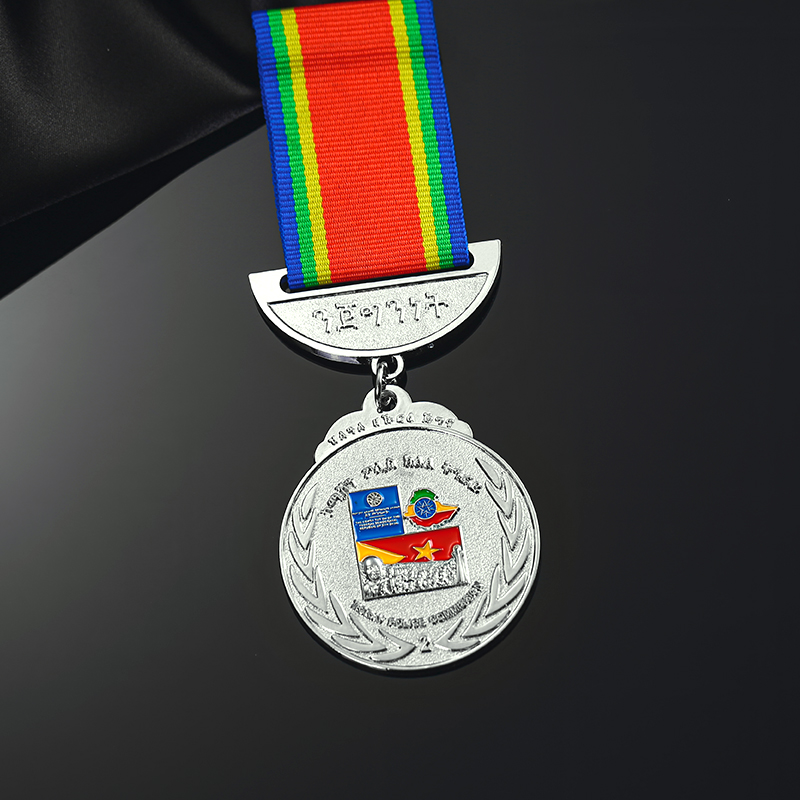 Silver plated Metal Medals Badges