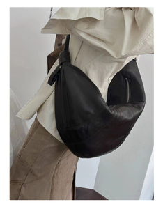 2024 New Fashion Handbags Female <b>Hobos</b> Shoulder <b>Bag</b> High Quality Soft Leather Half Moon <b>Crossbody</b> <b>Bags</b> for Women - Product Image 5