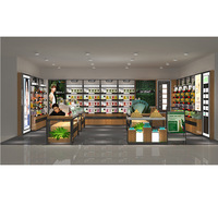 Étagère de présentation de cosmétiques de haute qualité en bois à face unique pour salon de beauté, étagère de maquillage pour supermarché, centre commercial, produits de soin de la peau