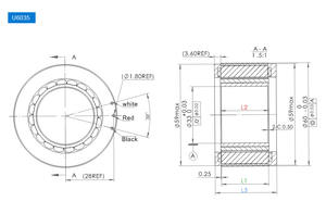 Moteur à couple sans cadre OD60mm, couple 0.96NM, hauteur 35mm, entraînement direct pour bras et articulation robotiques de chirurgie médicale - Product Image 6
